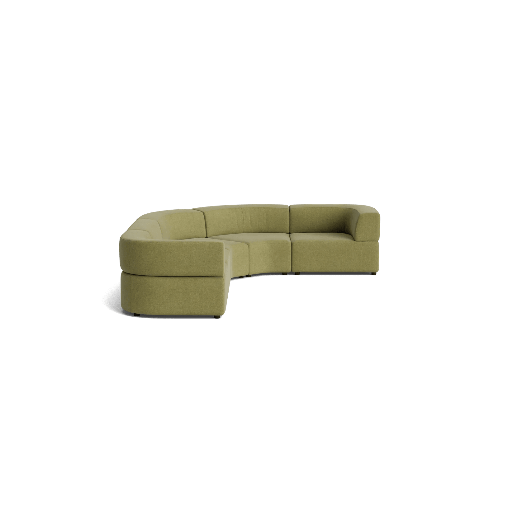 Stretch Angled Corner Sofa - Fossil Eucalyptus gallery detail image