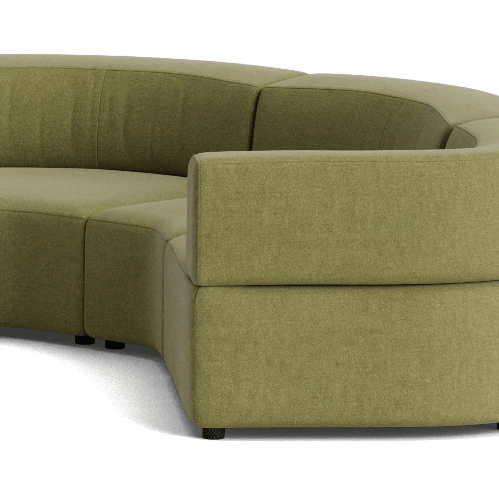 Stretch Angled Corner Sofa - Fossil Eucalyptus gallery detail image