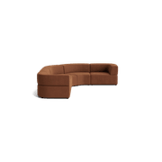 Stretch Angled Corner Sofa - Corduroy Cocoa gallery detail image