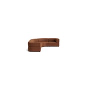Stretch Angled Corner Sofa - Corduroy Cocoa gallery detail image