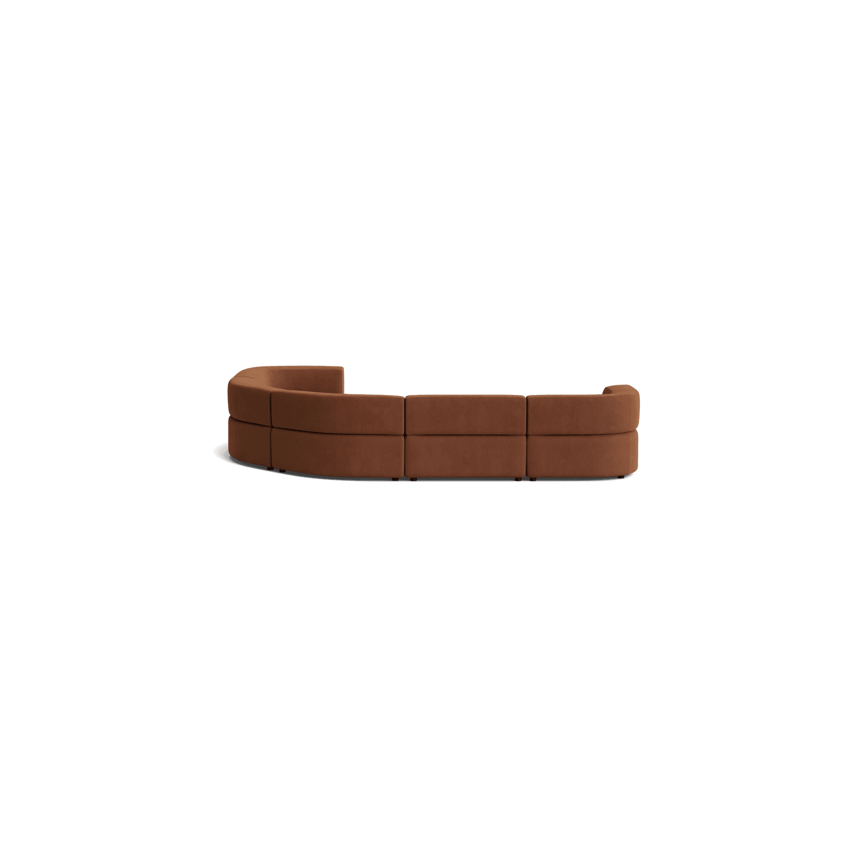 Stretch Angled Corner Sofa - Corduroy Cocoa gallery detail image