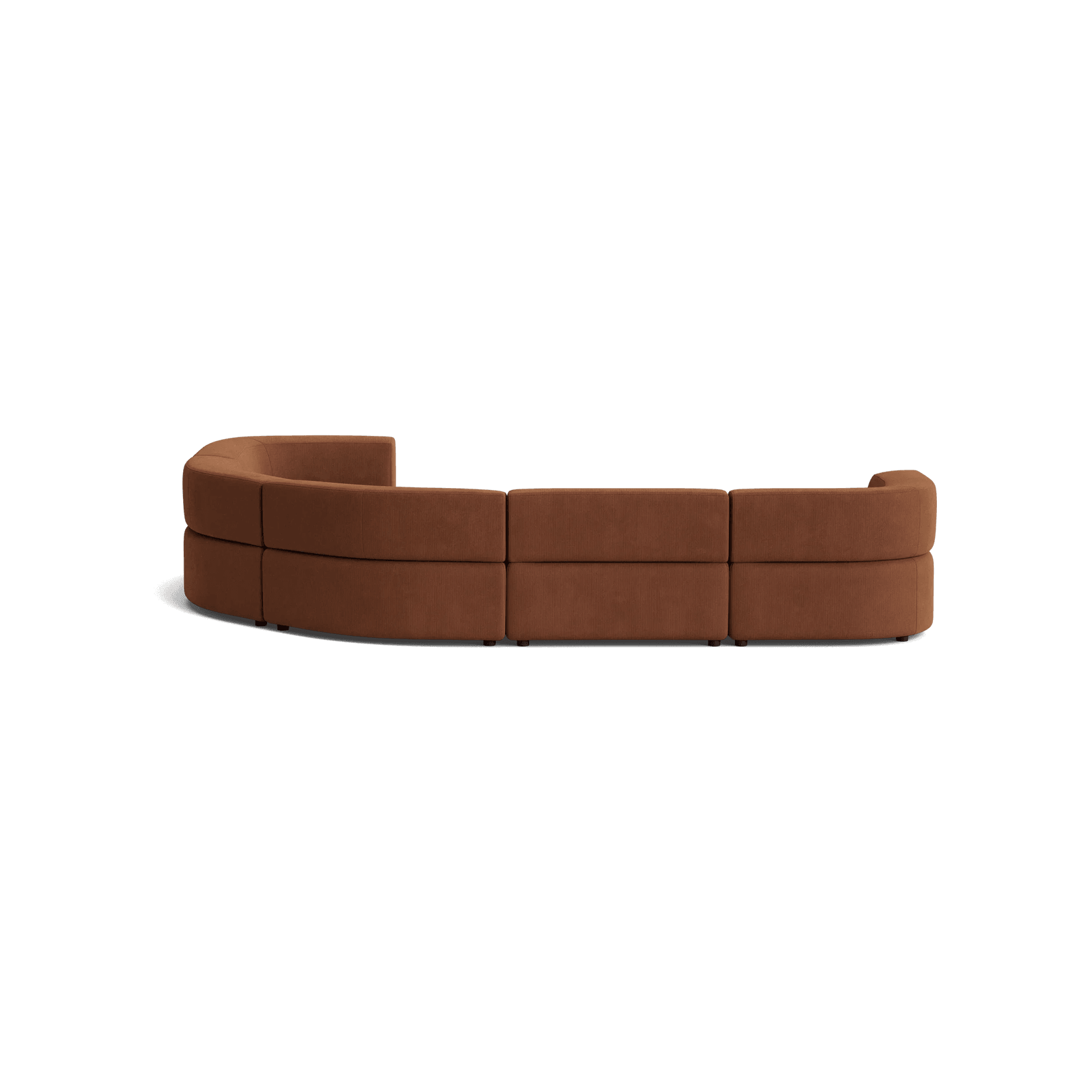 Stretch Angled Corner Sofa - Corduroy Cocoa gallery detail image