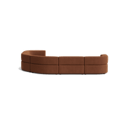 Stretch Angled Corner Sofa - Corduroy Cocoa gallery detail image