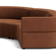 Stretch Angled Corner Sofa - Corduroy Cocoa gallery detail image