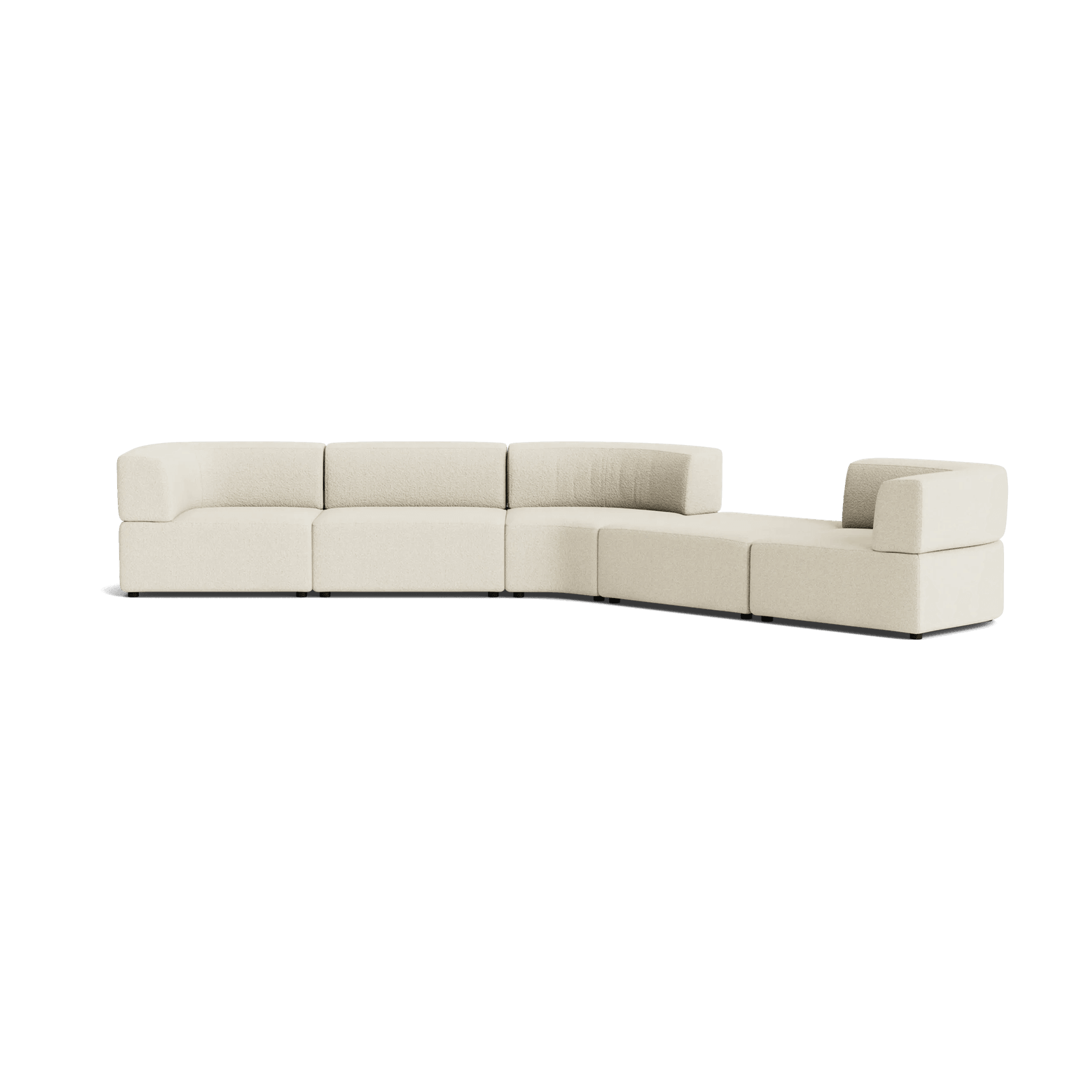 Stretch Large Angled Gap Sofa - Copenhagen Grey gallery detail image