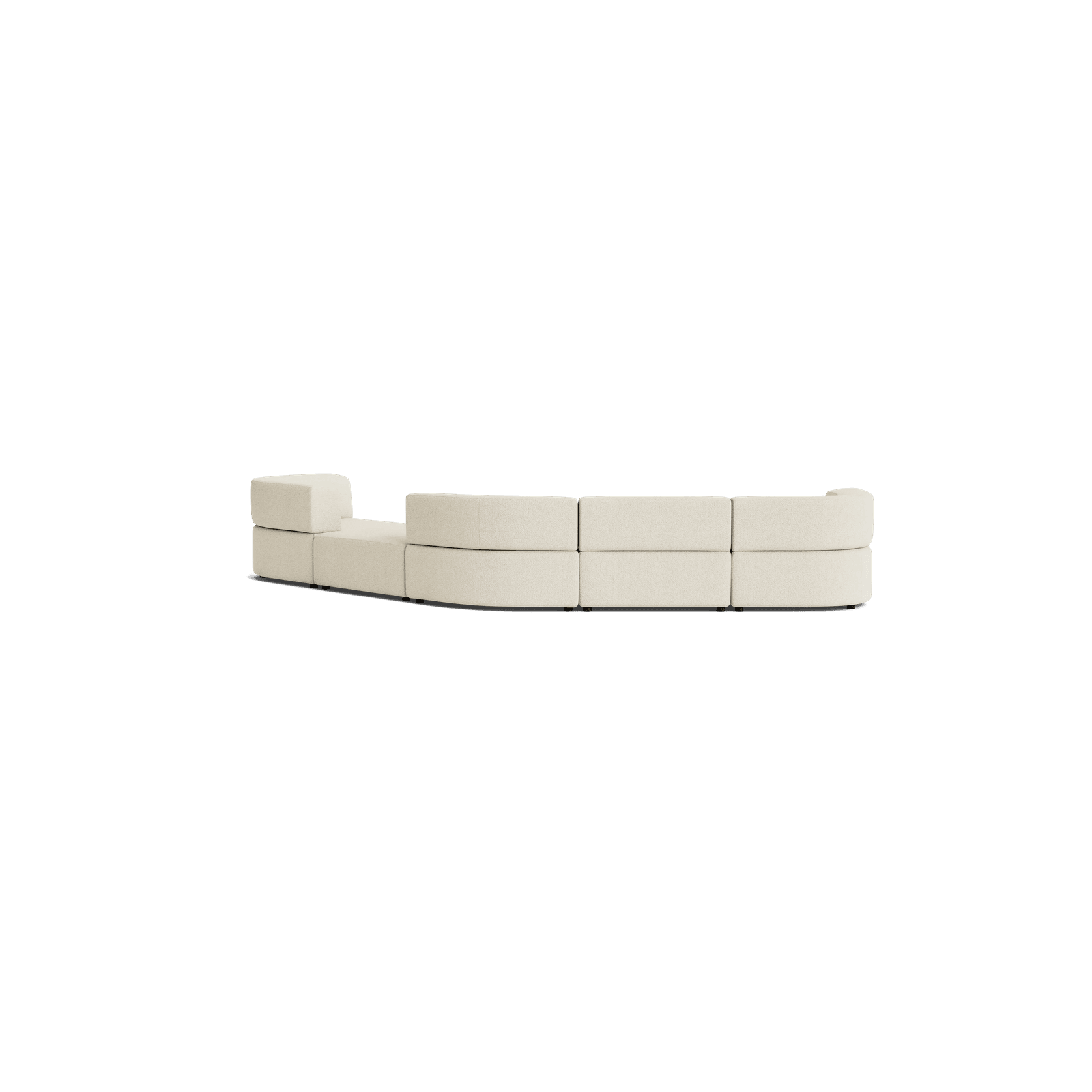 Stretch Large Angled Gap Sofa - Copenhagen Grey gallery detail image