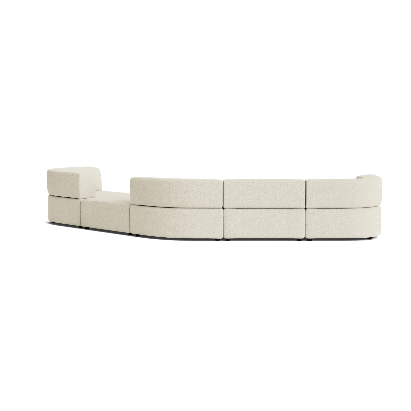Stretch Large Angled Gap Sofa - Copenhagen Grey gallery detail image
