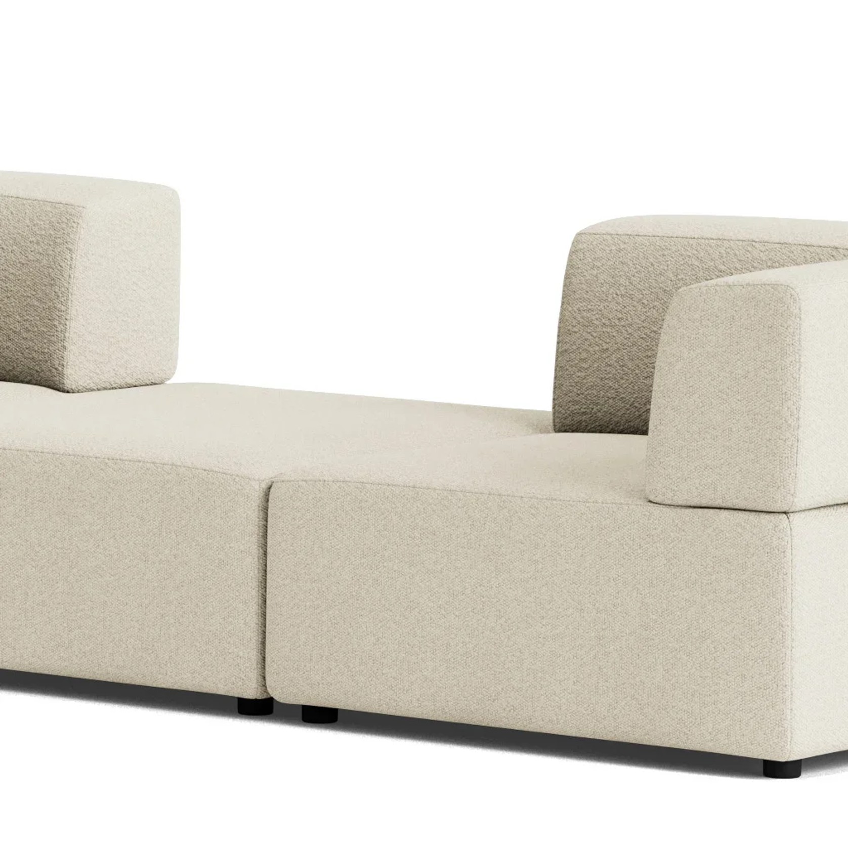Stretch Large Angled Gap Sofa - Copenhagen Grey gallery detail image