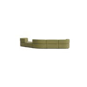 Stretch Large Angled Gap Sofa - Fossil Eucalyptus gallery detail image