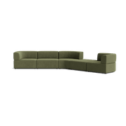 Stretch Large Angled Gap Sofa - Corduroy Forest gallery detail image