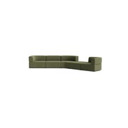 Stretch Large Angled Gap Sofa - Corduroy Forest gallery detail image