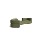 Stretch Large Angled Gap Sofa - Corduroy Forest gallery detail image