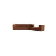 Stretch Large Angled Gap Sofa - Corduroy Cocoa gallery detail image