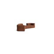 Stretch Large Angled Gap Sofa - Corduroy Cocoa gallery detail image