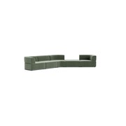 Stretch Large Angled Gap Sofa - Opal Ocean gallery detail image
