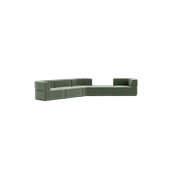 Stretch Large Angled Gap Sofa - Opal Ocean gallery detail image