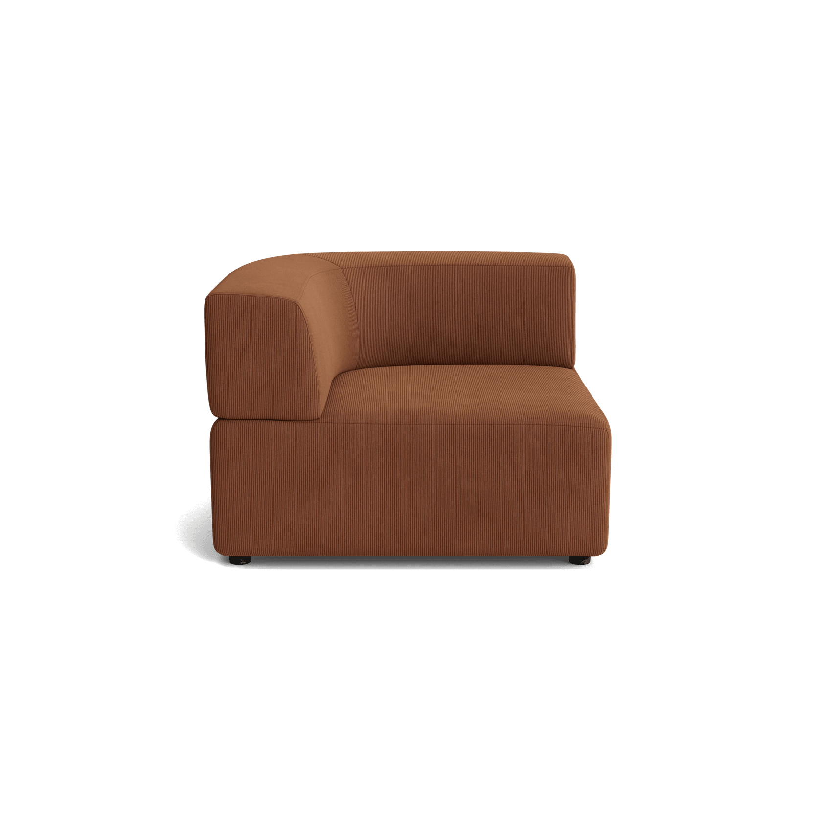 Stretch Corner Module - Corduroy Cocoa gallery detail image