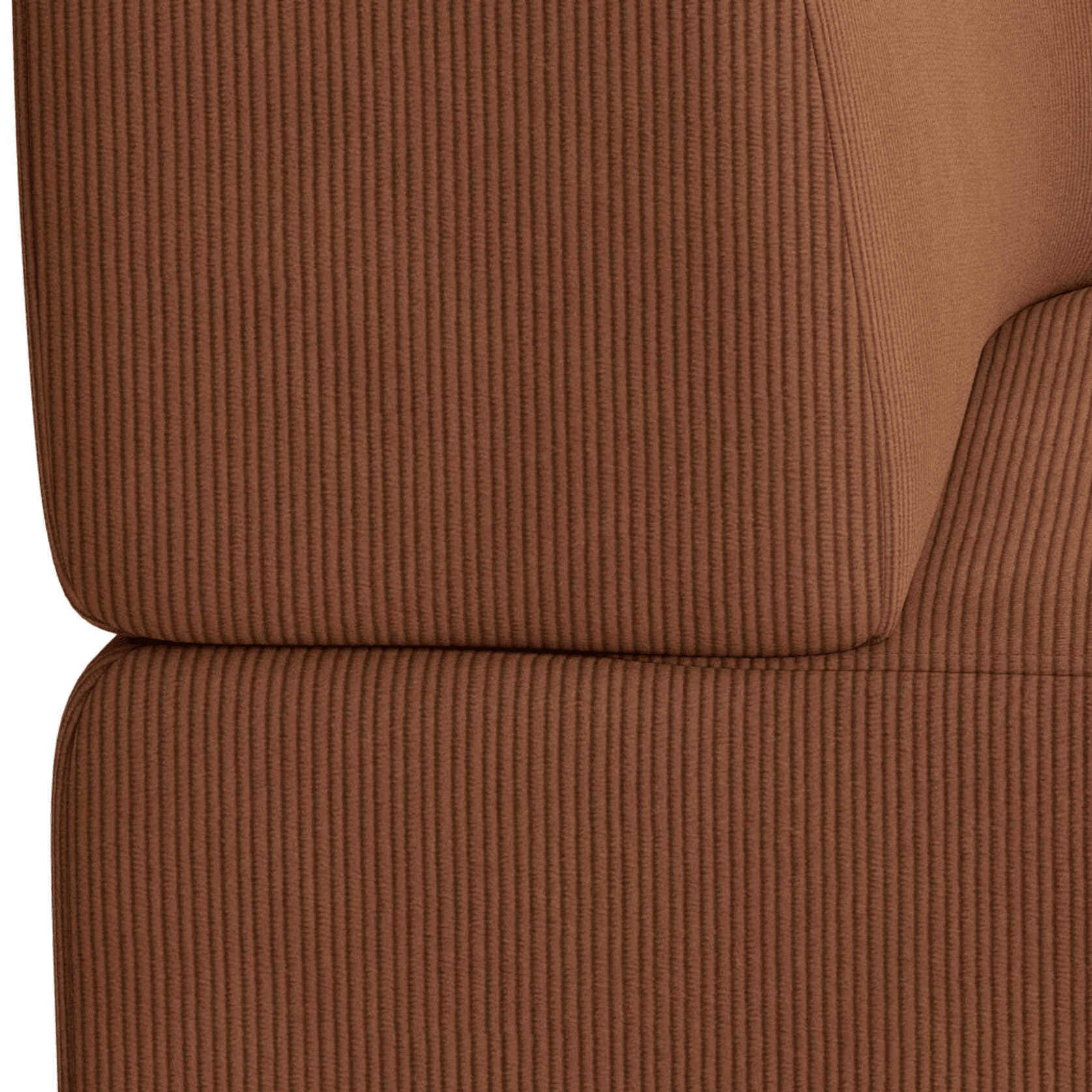 Stretch Corner Module - Corduroy Cocoa gallery detail image