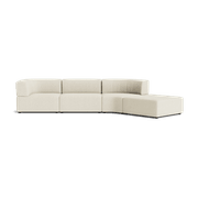 Stretch Open Angled Sofa - Copenhagen Grey gallery detail image