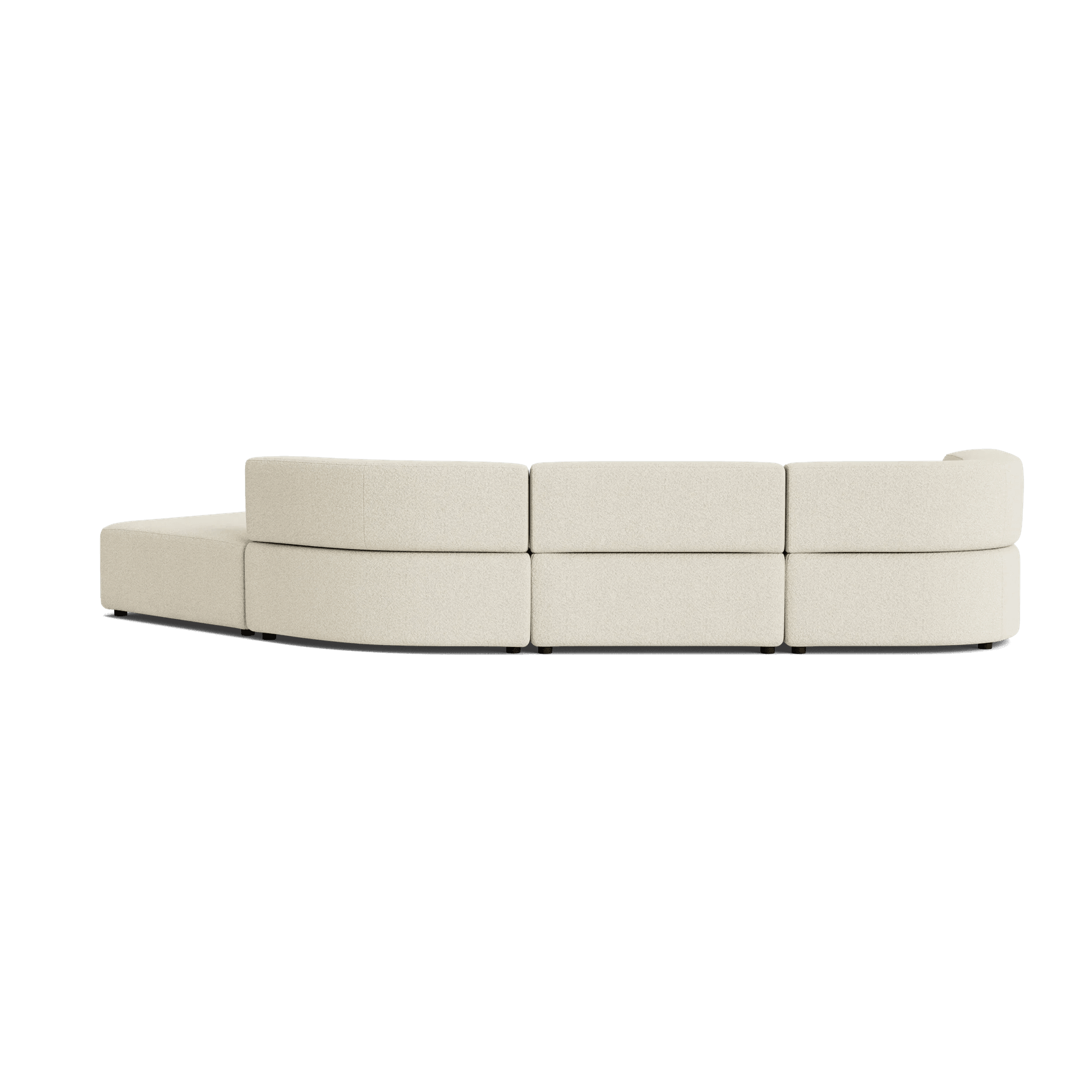 Stretch Open Angled Sofa - Copenhagen Grey gallery detail image