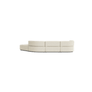 Stretch Open Angled Sofa - Copenhagen Grey gallery detail image