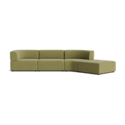 Stretch Open Angled Sofa - Fossil Eucalyptus gallery detail image