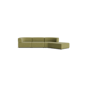 Stretch Open Angled Sofa - Fossil Eucalyptus gallery detail image