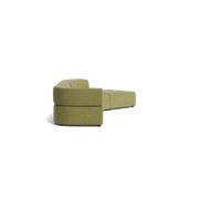 Stretch Open Angled Sofa - Fossil Eucalyptus gallery detail image