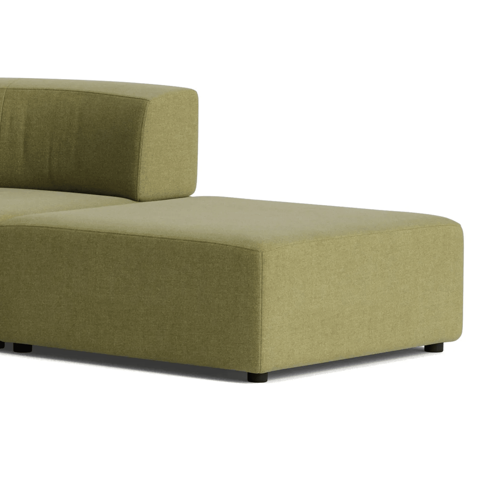 Stretch Open Angled Sofa - Fossil Eucalyptus gallery detail image