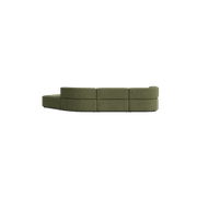 Stretch Open Angled Sofa - Corduroy Forest gallery detail image