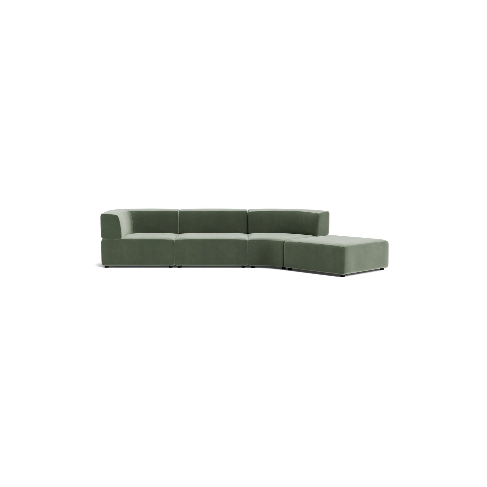 Stretch Open Angled Sofa - Opal Ocean gallery detail image