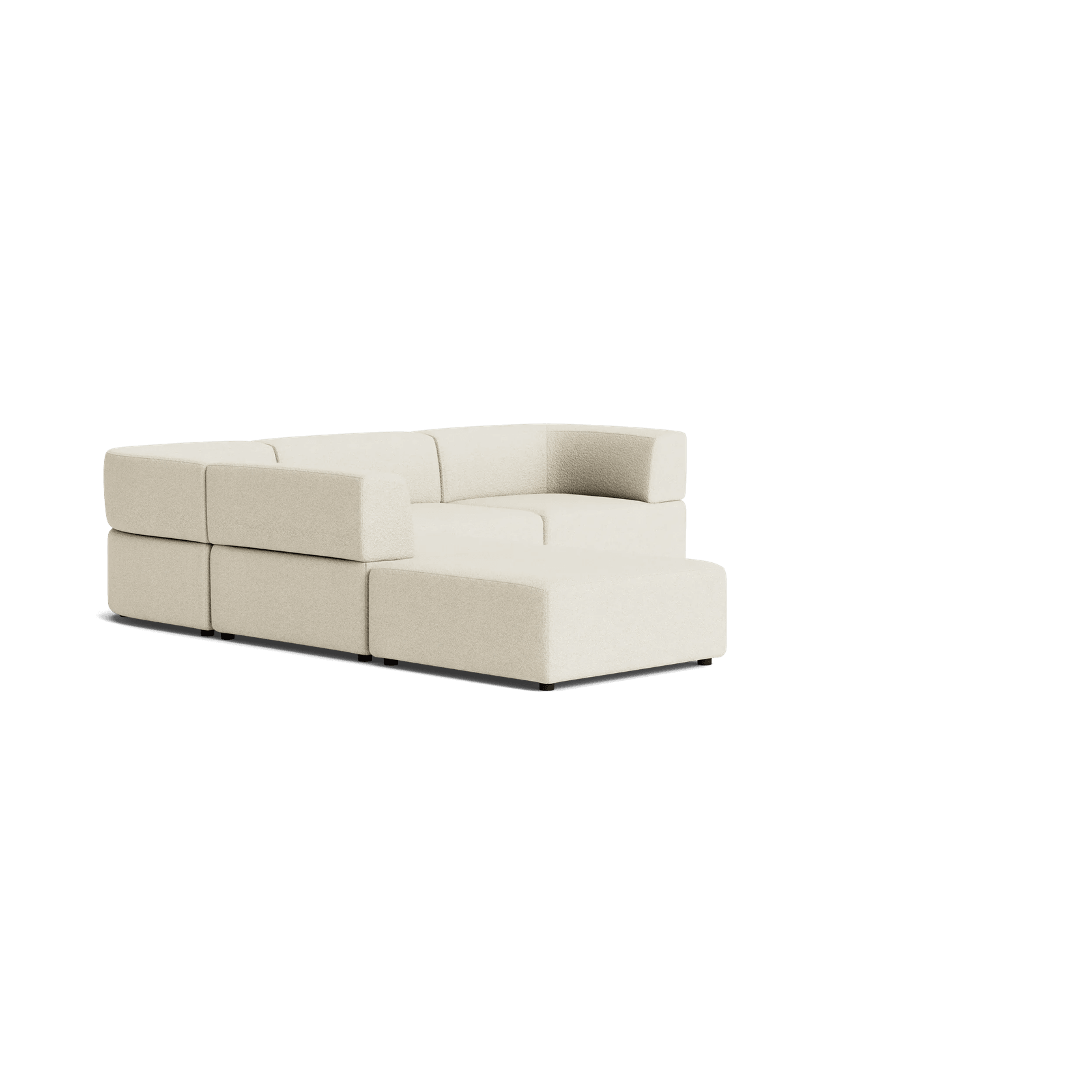 Stretch Open Corner Sofa - Copenhagen Grey gallery detail image