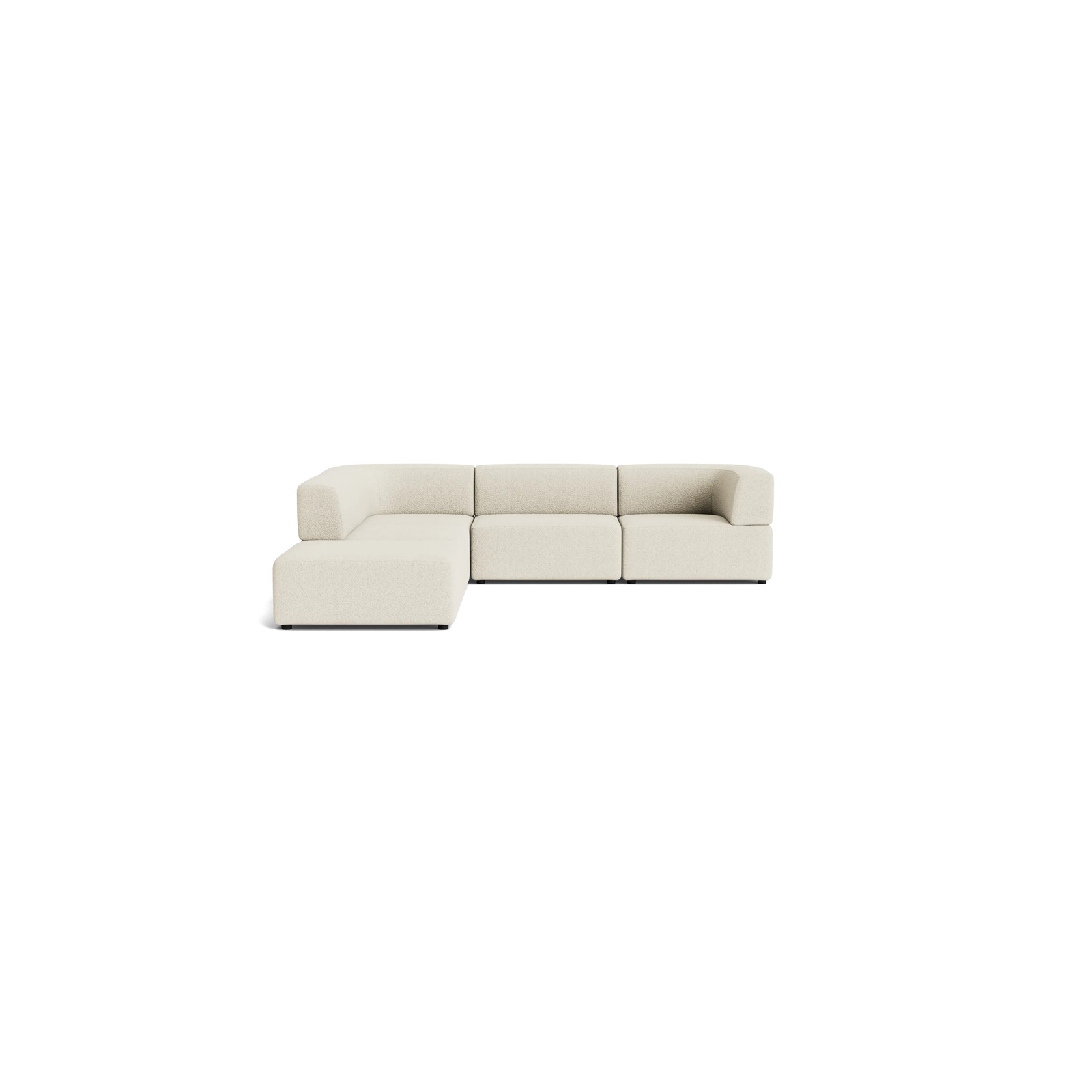 Stretch Open Corner Sofa - Copenhagen Grey gallery detail image