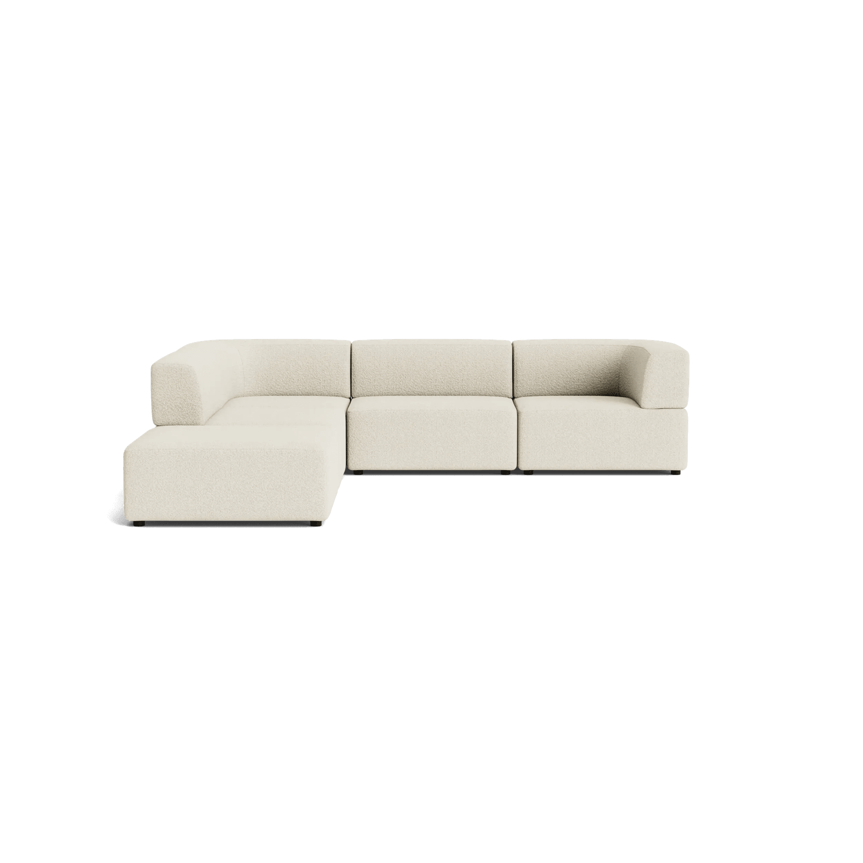 Stretch Open Corner Sofa - Copenhagen Grey gallery detail image