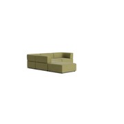 Stretch Open Corner Sofa - Fossil Eucalyptus gallery detail image