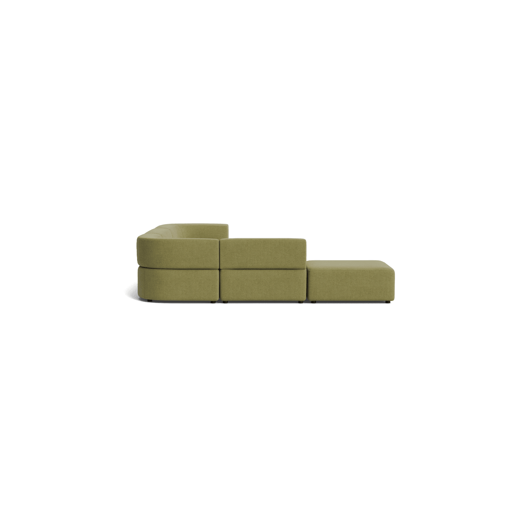 Stretch Open Corner Sofa - Fossil Eucalyptus gallery detail image