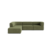 Stretch Open Corner Sofa - Corduroy Forest gallery detail image