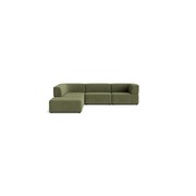 Stretch Open Corner Sofa - Corduroy Forest gallery detail image