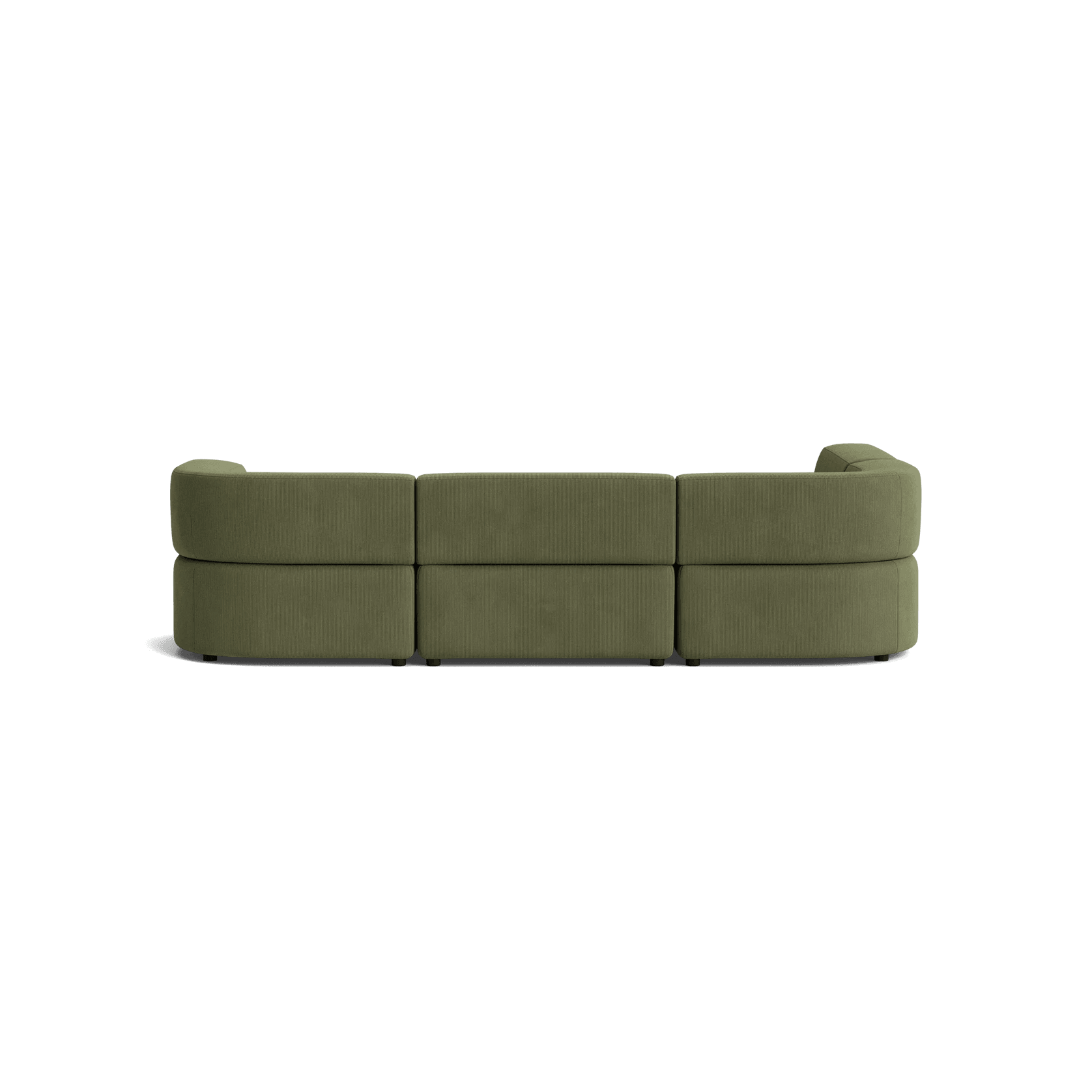 Stretch Open Corner Sofa - Corduroy Forest gallery detail image