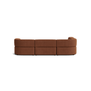 Stretch Open Corner Sofa - Corduroy Cocoa gallery detail image