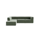 Stretch Open Corner Sofa - Opal Ocean gallery detail image