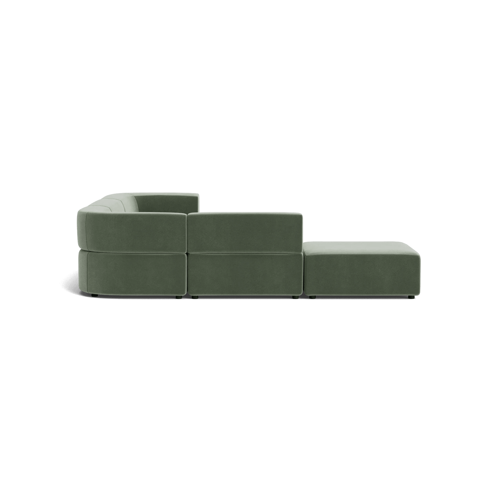 Stretch Open Corner Sofa - Opal Ocean gallery detail image