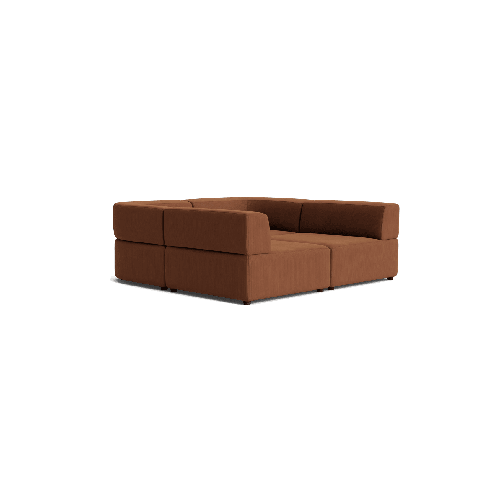 Stretch Pit Sofa - Corduroy Cocoa gallery detail image