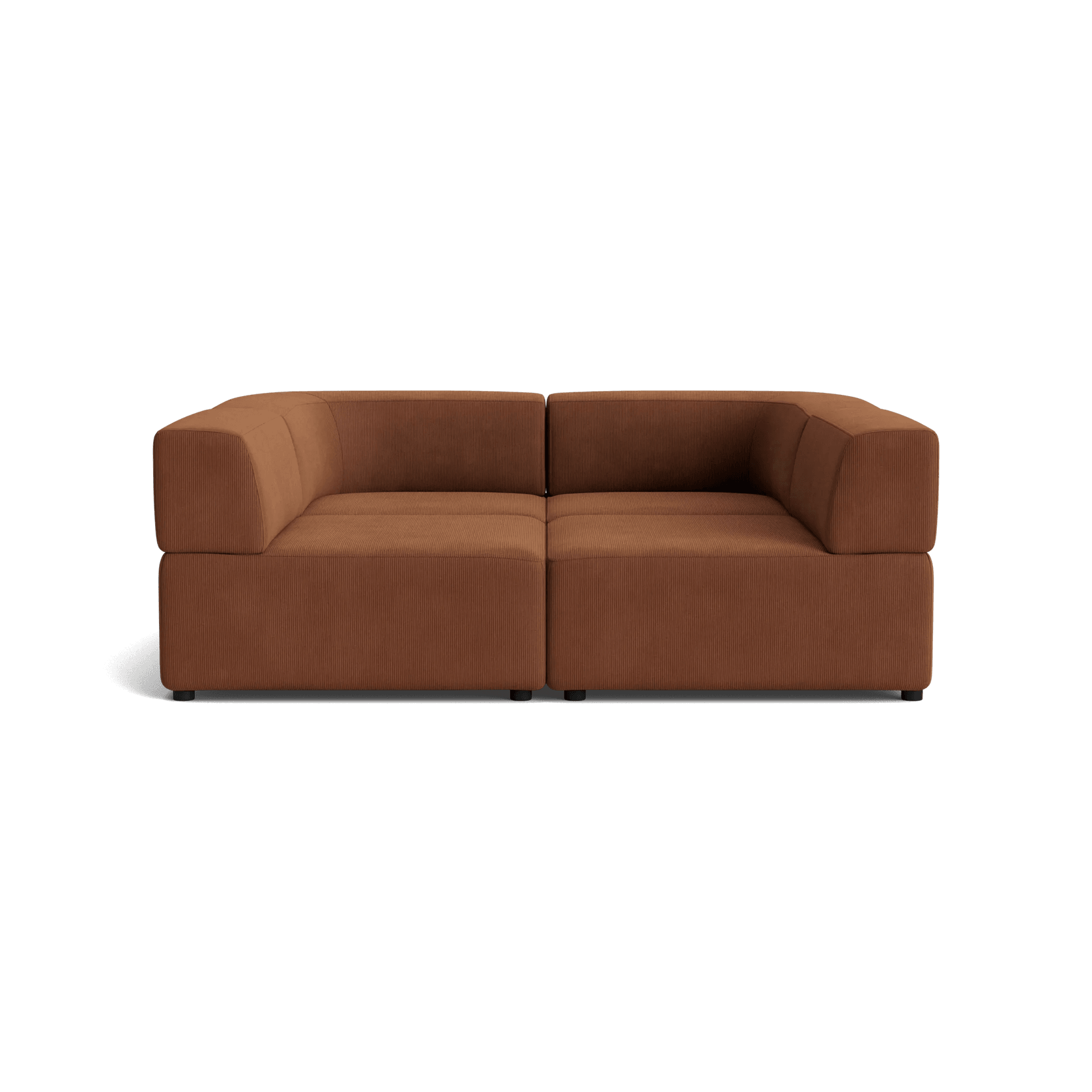 Stretch Pit Sofa - Corduroy Cocoa gallery detail image