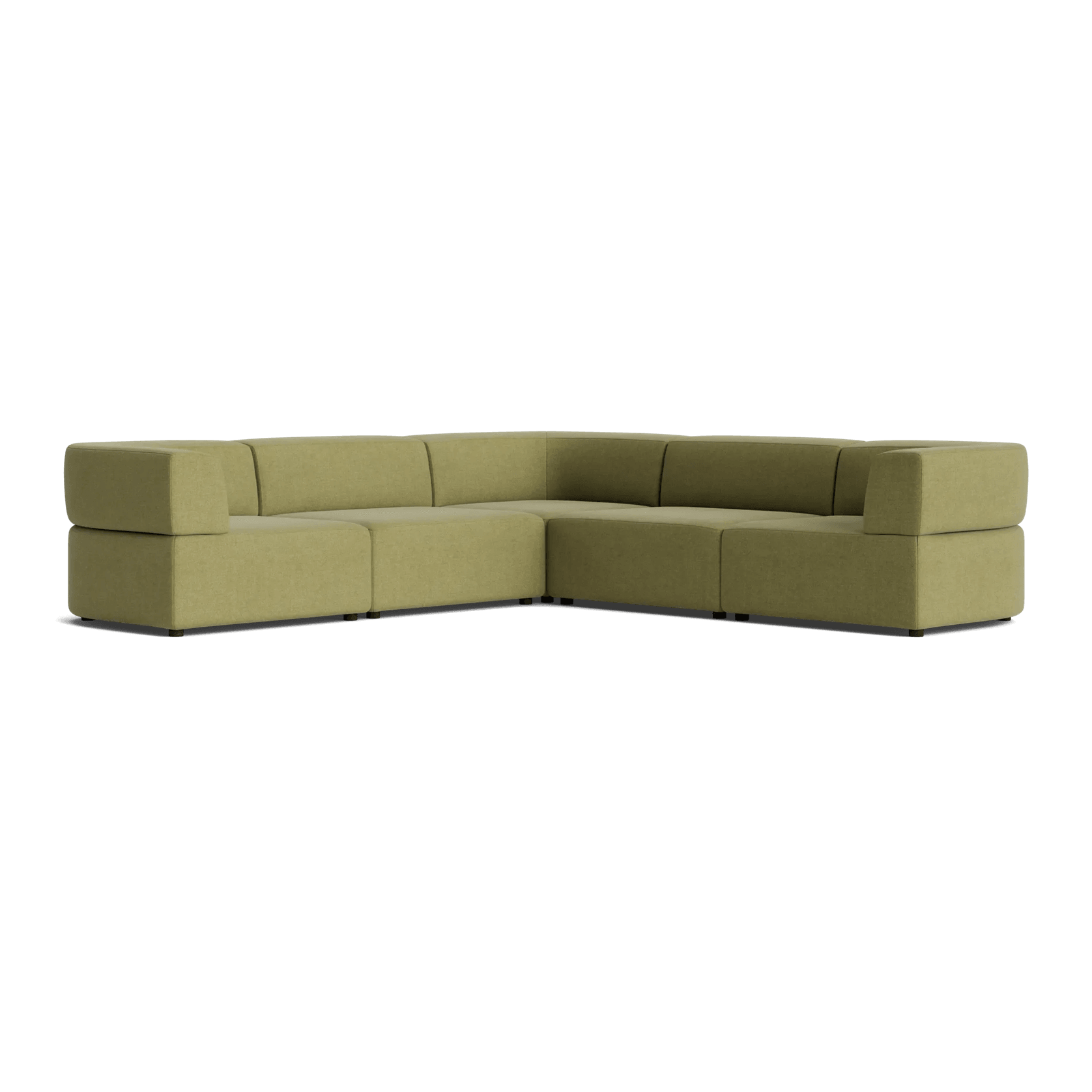 Stretch Corner Sofa - Fossil Eucalyptus gallery detail image
