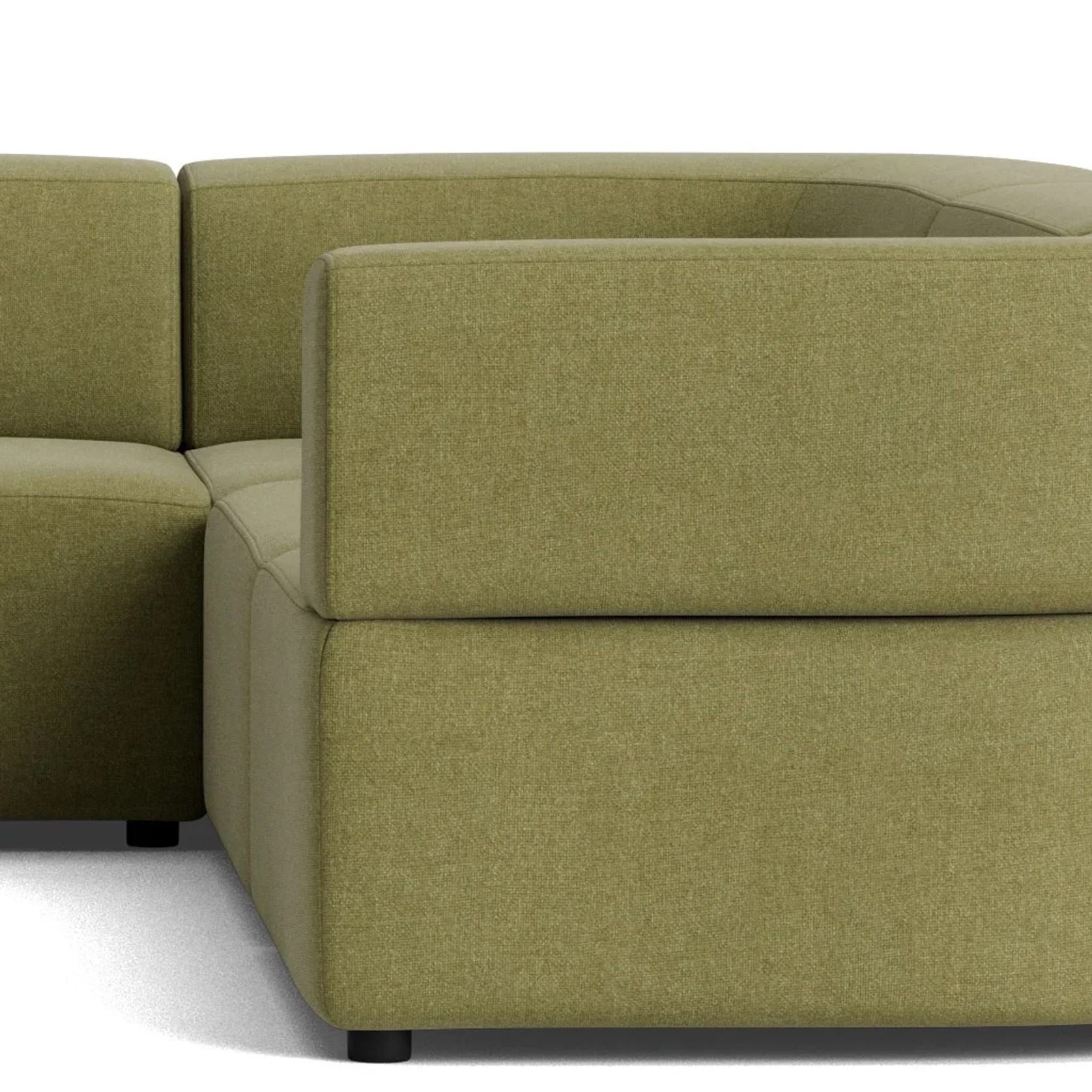 Stretch Corner Sofa - Fossil Eucalyptus gallery detail image