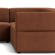 Stretch Corner Sofa - Corduroy Cocoa gallery detail image