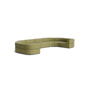 Stretch U Shape Modular Sofa - Fossil Eucalyptus gallery detail image
