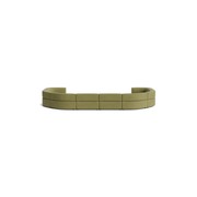 Stretch U Shape Modular Sofa - Fossil Eucalyptus gallery detail image