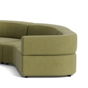 Stretch U Shape Modular Sofa - Fossil Eucalyptus gallery detail image